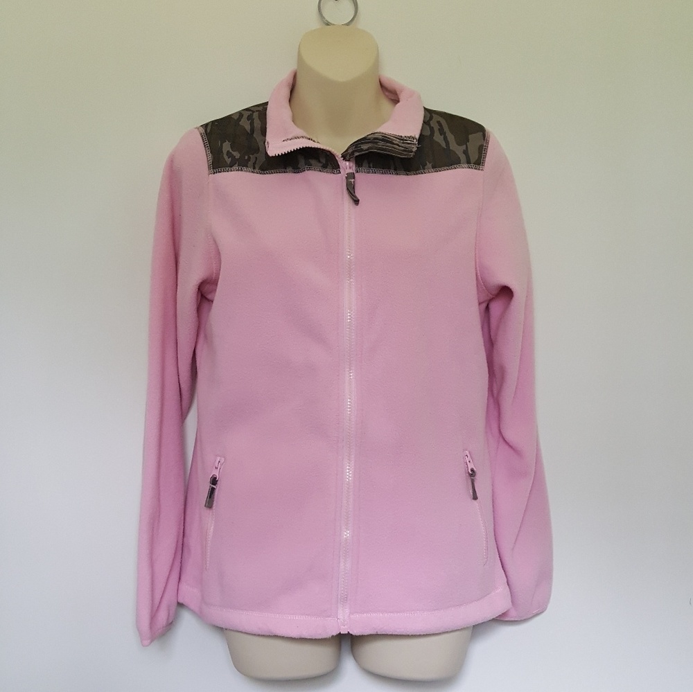 Pink Camo Fleece Jacket